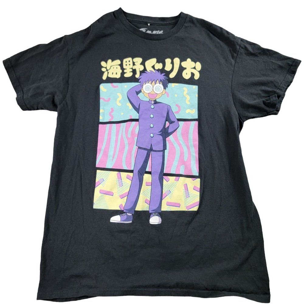 Sailor Moon Gurio Umino T-Shirt Adults Medium Black Short Sleeve Top Anime